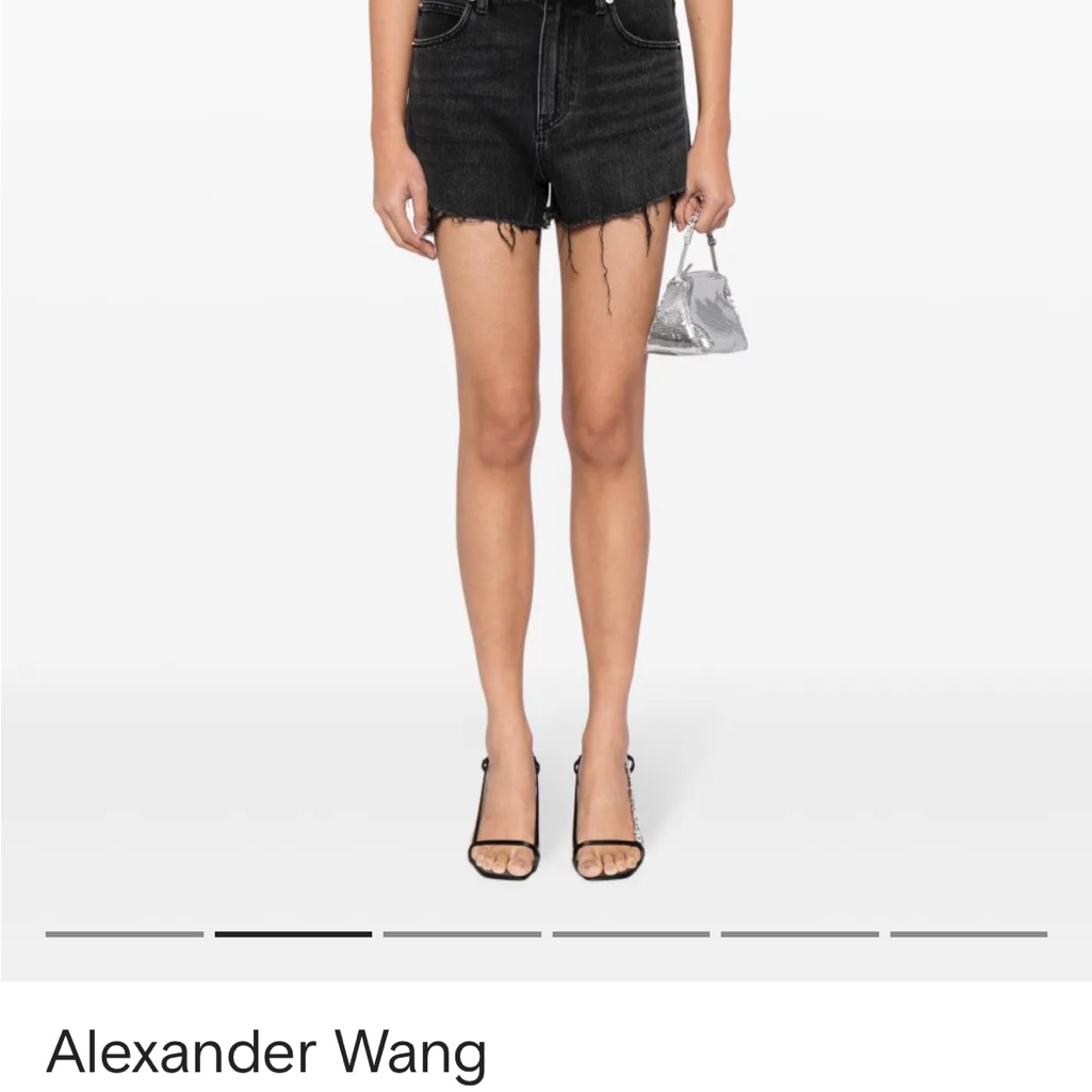 Alexander Wang Bite High Rise Shorts